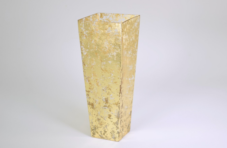 12 in. High Tapered Glass Vase