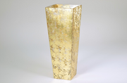 16 in. High Tapered Glass Vase