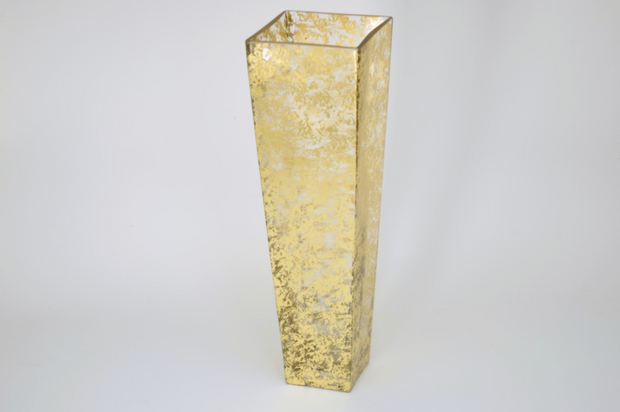 20 in. High Tapered Glass Vase