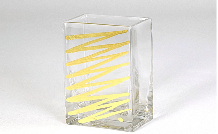 4 In. Rectangular Glass Vase