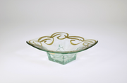 7 in. Square Butterfly Glass Bowl