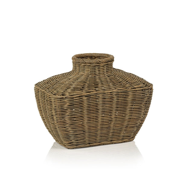 Bastide Flask Shaped Rattan Basket/Vase